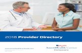 2018 Provider Directory - AmeriHealth€¦ · alfred i dupont hospital (children) 1600 rockland rd wilmington, de 19803 (302) 651-4280 ages seen: all ages christiana care one reads