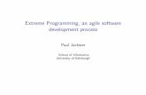 Extreme Programming, an agile software development process · 12 principles of Agile (continued) I... I Face-to-face conversation is the best form of communication (co-location) I