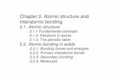 Chapter 2. Atomic structure and interatomic bondingstaff.ui.ac.id/system/files/users/ariadne.laksmidevi/material/fismat2.pdf · 2.2. Atomic bonding in solids 2.2.1. Bonding forces
