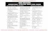 RRB KOLKATA ASSISTANT STATION MASTERS EXAM · 2017-03-10 · 1 RRB KOLKATA ASSISTANT STATION MASTERS EXAM Exam Held On: 13-06-2010 Based On Memory Downloaded from Visit for study