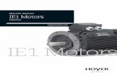 IE1 Motors...All motors are manufactured according to IEC 60034, IEC60072, EN50347 and tested according to IEC60034-2-1. Rotor is dynamically balanced with half key, to full-fill vibration