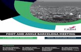 FOOT AND ANKLE BARCELONA MEETING · Fractura de Tobillo: Aumentación en paciente diabético/ Clavo EM en peroné Ankle Fracture: Augmentation synthesis in a diabetic patient / fibula