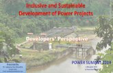 Inclusive and Sustainable Development of Power Projects · Sanima Hydro Email: sanima@sanimahydro.com Inclusive and Sustainable ... PPA Project Cost Natural Hazard Domestic Regional.