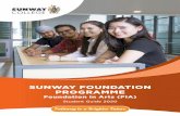 SUNWAY FOUNDATION PROGRAMME€¦ · This unit introduces the importance of managing financialinformation within the business. It emphasises on sources of financeavailable for the