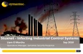 Stuxnet ‐ Infecting Industrial Control Systemstrj1/cse598-f11/slides/stuxnet.pdf · – Stuxnet inserts its own code at the beginning of OB1 so it runs first. • OB35 is a 100ms