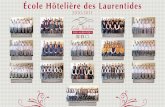École Hôtelière des Laurentides · 2010-2011 École Hôtelière des Laurentides CUISINE (Groupe 10101) Rangée du fond: Frédéric Bouchard, Vincent Dagenais, Nicolas Turmel-Drouin,