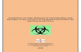 safe disposal approved - National AIDS Control Organisation disposal guideline for IDU … · prevalence of Human Immunodeficiency Virus (HIV). As per the HIV Sentinel Surveillance