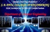 Department of Computer Engineering · Dear friends, I take the privilege to welcome you all to the Department of Computer Engineering at SBPCOE Indapur, Department of Computer Engineering