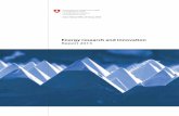 Energy research and innovation Report 2013 · energy research programmes supporting research, pilot, demonstra-tion and flagship projects. This brochure presents a selection of projects