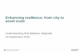 Enhancing resilience: from city to asset scale€¦ · asset scale Understanding Risk Balkans, Belgrade 19 September 2018. Obrenovac, Serbia May 21, 2014 Imagine ... a resilient future