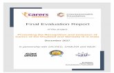Final Evaluation Report - Carers Worldwide · Rahul Mehta/Final Evaluation Report/CWW/October 2017 12.12.2017 4 ACKNOWLEDGEMENT The evaluator acknowledges with appreciation and thanks