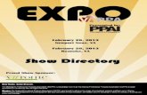 Page 7 -11 Exhibitor Directory Listings - VAPPA - Home Expo Directory. · PDF file Charles River Apparel NN 15 Roanoke16 Cupps Sales Group NN 74,75,76 Roanoke 86,87 Dyenomite Apparel