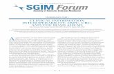 TECHNOLOGY: PART I CLINICAL INFORMATION INTEROPERABILITY: HSPC, CIIC… Library/SGIM/Resource Library... · —Albert Camus I t’s autumn again! SGIM Regions are gearing up for their