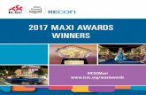 2017 MAXI AWARDS WINNERS · teams to successfully boost their specialty leasing NOI by more than 100 percent. MAXI AWARDS 2017 WINNERS 6 SILVER/SPECIAL DISTINCTION: INNOVATION Crocker