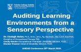 Auditing Learning Environments from a Sensory Perspective · Presentation aims •Explore the prevalence of Sensory Processing Issues •Explore what we mean by sensory environment