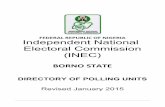 FEDERAL REPUBLIC OF NIGERIA Independent National Electoral …€¦ · PARA PRI. SCH. I 010 PARA PRI. SCH. II 011 KOFAR HAMIDU I 012 KOFAR HAMIDU II 013 KOFARF JIBRIL 014 KASUWA 015