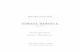 SONATA HEROICA - Home - The Guitar School · 2016-12-02 · MAURO GIULIANI SONATA HEROICA Revised and fingered by Eythor Thorlaksson The Guitar School - Iceland  (Op. 150) &