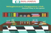 Meghmani Organics Ltd. - Moneycontrol.comstatic-news.moneycontrol.com/static-mcnews/2018/10/...Meghmani Organics (MOL) Ltd is vertically integrated in the manufacturing of pigments,