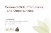 Demand-Side Framework and Opportunities · Demand-Side Framework and Opportunities Luis G. Huertas, AIA, NCARB, LEED AP BD+C Bermuda, June 29, 2016 Bermuda Energy Summit 2016. ...