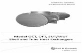 Model OCT, OFT, SUT/WUT Shell and Tube Heat Exchangers€¦ · Model OCT, OFT, SUT/WUT Installation, Operation, and Maintenance Manual 8 . Storage . 7. In tropical climates, it may