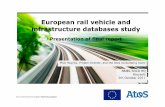 European rail vehicle and infrastructure databases study · European rail vehicle and infrastructure databases study Mick Haynes, Project Director, and the Atos consultancy team Presentation
