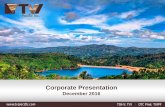 TVI 2014 Q2 Quarterly Reports1.q4cdn.com/531881216/files/doc_presentations/... · Corporate Presentation December 2016. Qualified Person Statement and Disclaimer Qualified Person