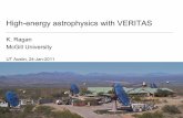 High-energy Astrophysics with VERITASragan/2011_01-VERITAS-UTA.pdfVery high-energy gamma-ray astrophysics • At E> 50 GeV, several classes of sources known… – Galactic: • Supernova