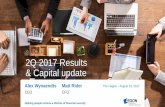 20172Q 2017 Results & Capital update - Aegon€¦ · 2Q 2017 Results & Capital update. 2 Highlights Overview Strengthening Dutch capital position Group solvency ratio improved Continued
