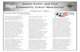 Saints Peter and Paul Community School Newsletterimages.pcmac.org/SiSFiles/Schools/NY/StPeterAndPaul/StPeterAndPaul... · Saints Peter and Paul Community School Newsletter Thank you
