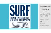 Director, OURS · Brittany Johnson, M.A. Program Coordinator, SURF. Info Session Overview Student testimonials & past projects Eligibility overview Program commitments ... Current