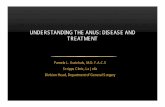 UNDERSTANDING THE ANUS: DISEASE AND TREATMENT€¦ · UNDERSTANDING THE ANUS: DISEASE AND TREATMENT. Anorectal Disorders • Hemorrhoids • Fissure-in-Ano • Anorectal Abscess •