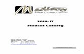 2016-17 Student Catalog - madisonrams.commadisonrams.com/adulted/studentcatalog.pdf · 1 600 Esley Lane Mansfield, OH 44905 Phone: 419.589.6363 Fax: 419.589.2150 2016-17 Student Catalog