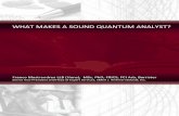 The conceptual skills required of the sound quantum analyst makes a good... · Franco Mastrandrea LLB (Hons), MSc, PhD, FRICS, FCI Arb, Barrister Page | 3 The conceptual skills required