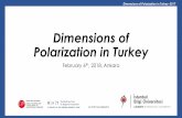 Dimensions of Polarization in Turkey - Bilgi · Dimensions of Polarization in Turkey-2017 Demography Gender Male 48.9% Female 51.1% Age 18- 29 29.3% 30- 45 37.0% 46- 87 33.7% Settlement
