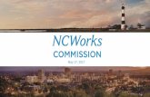 May 17, 2017€¦ · Radio/TV advertisments Cold calling Blogs Newsletter Instagram NC Competes for Jobs tour stop SnapChat. NCWorks Commission 2017 Annual Program Review Workforce