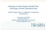 Changes in the Oregon Health Plan Coverage of Back and ... · Back Pain and Opioid Use on the OHP: The Problem • Back pain is the most common OHP diagnosis for opioid prescriptions