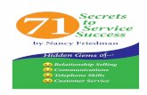 Hidden Gems - Telephone Doctor€¦ · Nancy Friedman, the Telephone Doctor, has been bringing customer service, sales, and communication skills to thousands of organizations and