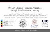 On Self-adaptive Resource Allocation through Reinforcement ...home.deib.polimi.it/mcarminati/slides/ahs_2013_panerati.pdf · On Self-adaptive Resource Allocation through Reinforcement