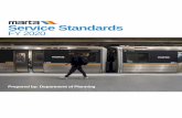 Service Standards - MARTA · in an effort to make MARTA’s Service Standards clearer and more readable for customers and stakeholders alike. In describing MARTA’s service tiers,
