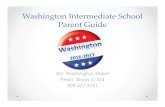 Washington Intermediate School Parent Guide · 2016-08-19 · Tardy Policy Washington and Wilson Intermediate implemented a procedure to handle students who have chronic tardies.