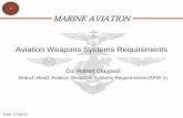 Aviation Weapons Requirements...Col Robert Claypool Branch Head, Aviation Weapons Systems Requirements (APW -1) Date: 21 Apr 10 2 Air to Ground Weapons Roadmap Direct Attack • GP