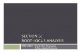 Section 5 Root Locus Analysis - College of Engineeringweb.engr.oregonstate.edu/~webbky/MAE4421_files... · K. Webb MAE 4421 22 Real‐Axis Root‐Locus Segments Now, determine if