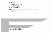 E1SL SDK EVO LK EVO KS EVO E1SL FW 3.4 SDK EVO FW 3.4 LK EVO FW 1.3 KS EVO FW 1.0 EN This document contains