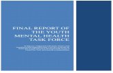 Final report of The Youth Mental Health Task Force · The Youth Mental Health Task Force was created in April 2015 by Congressman John Katko (NY-24) and Assemblyman William B. Magnarelli