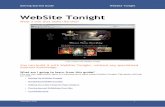 Getting Started Guide WebSite Tonight · Getting Started Guide WebSite Tonight WebSite Tonight Want a site that looks like this? A site created with WebSite Tonight You can build