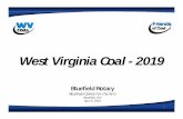 West Virginia Coal - 2019thecoalinstitute.org/ckfinder/userfiles/files/Bluefield... · 2019-04-09 · West Virginia Coal - 2019 Bluefield Rotary Bluefield Center for the Arts Bluefield,