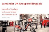 Santander UK Group Holdings plc · 2016, 2017 and 2018 source: Office for National Statistics and Bank of England. 2018 (f), 2019 (f) and 2020 (f) source: Santander UK forecasts at