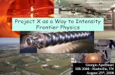 Project X as a Way to Intensity Frontier Physicsaccelconf.web.cern.ch/AccelConf/HB2008/talks/opl05_talk.pdf · at 8.0 GeV ¾Particles per pulse 5.6×10. 13. ¾Pulse rate 5 Hz ¾Beam