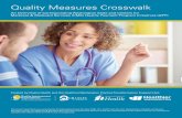 Quality Measures Crosswalk - Qualis Healthmedicare.qualishealth.org/sites/default/files/... · Project Metrics: Outcome measures for individual projects used by the state to award
