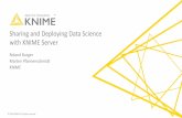 Sharing and Deploying Data Science with KNIME Server · •AI/ML/DL Models •R/Python Scripts •Legacy Languages Marketing and Sales Decisions Financial Decisions Manufacturing